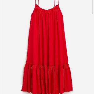 J. Crew Ruffle beach dress in airy gauze